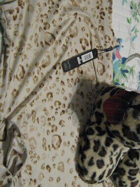 NWT Small Betsey Johnson Slippers and NWT Small Nicole Miller Gown